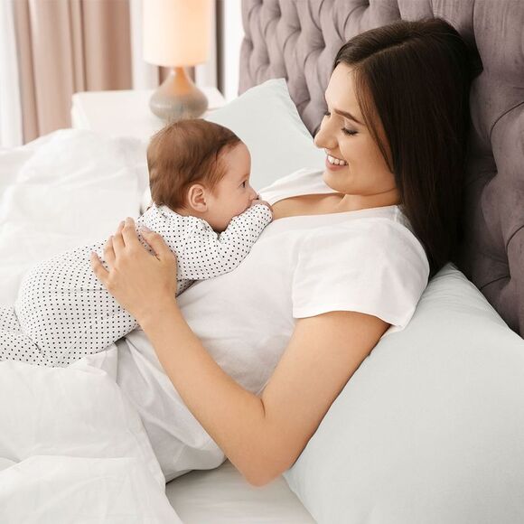 Pillowcase with Zipper Closure Soft Long Pillow Cases for Body Pillow Snow White - Picture 2 of 6